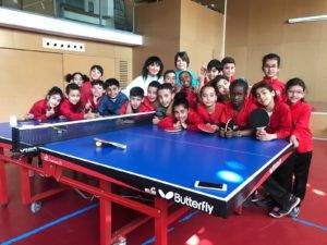 Tennis taula a les escoles Balaguer